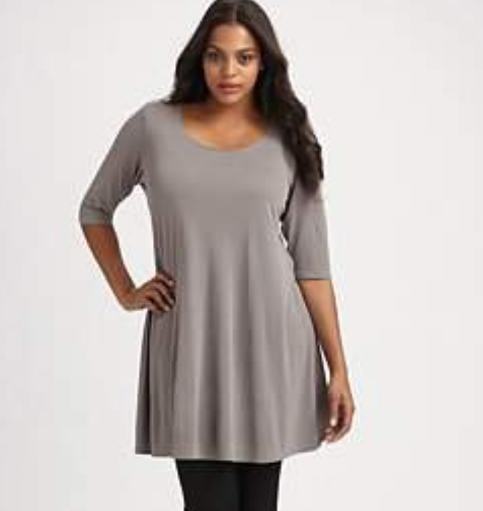 Eileen Fisher tunic top Women Small S/P